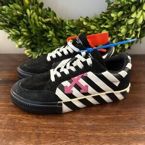 Off-White Vulc Low Stripe‎ Violet Shoes 36